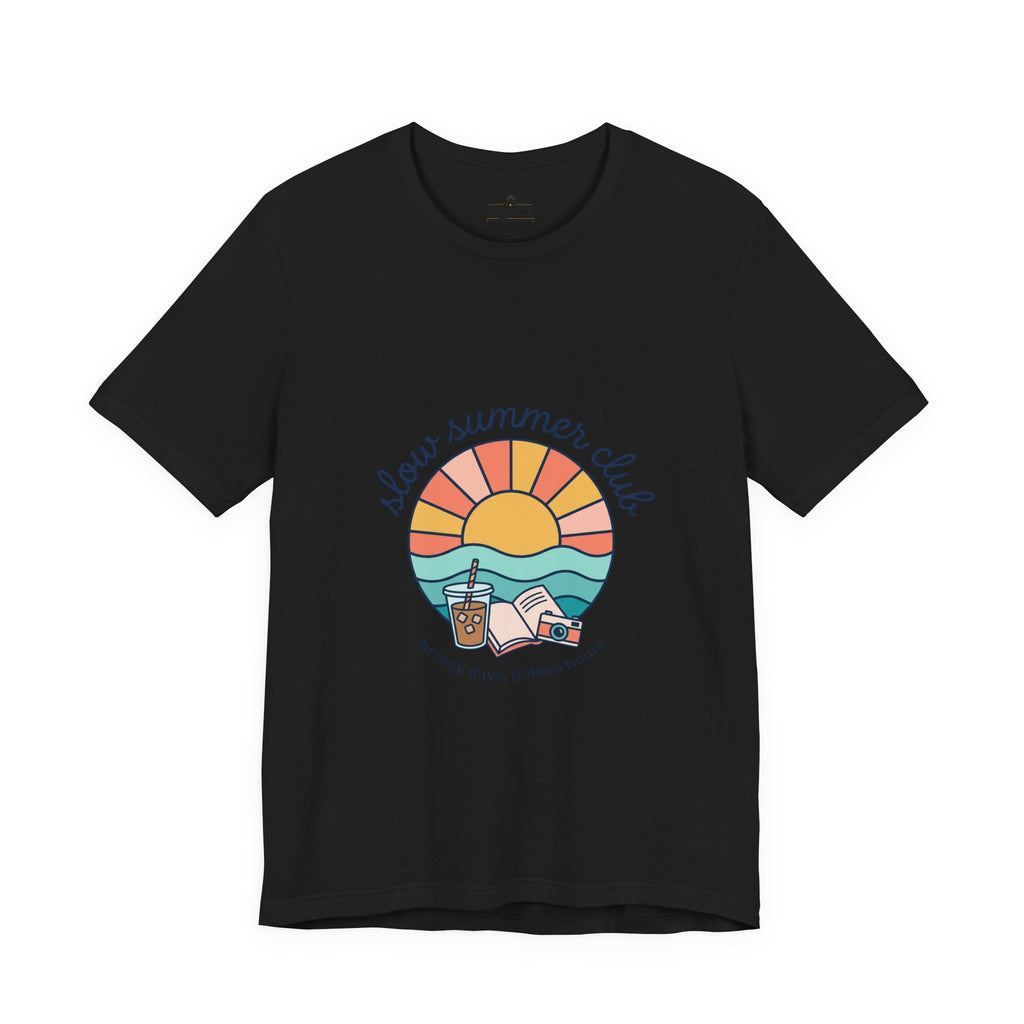 Sunny Summer Club Tee | summer aesthetic, coastal vibes, retro pastel