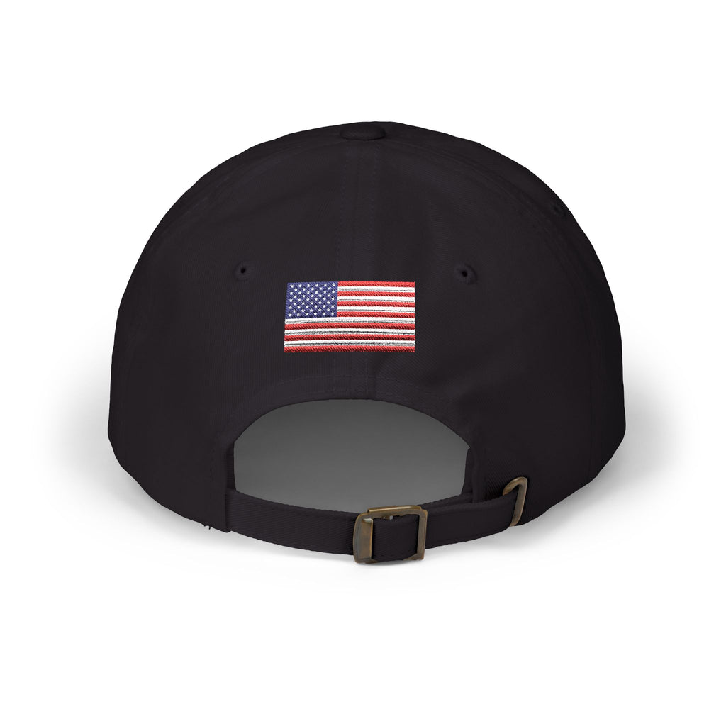 American Veteran Dad Cap - Patriotic Flag Embroidered Baseball Hat