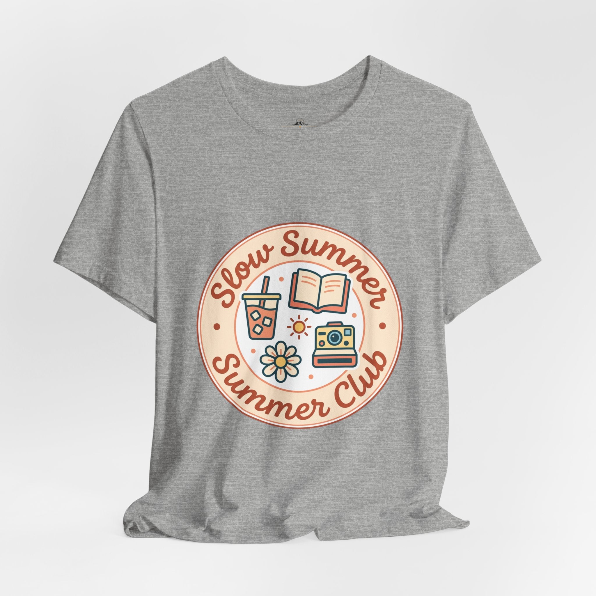 Slow Summer Club T-Shirt | summer aesthetic, pastel coastal vibes