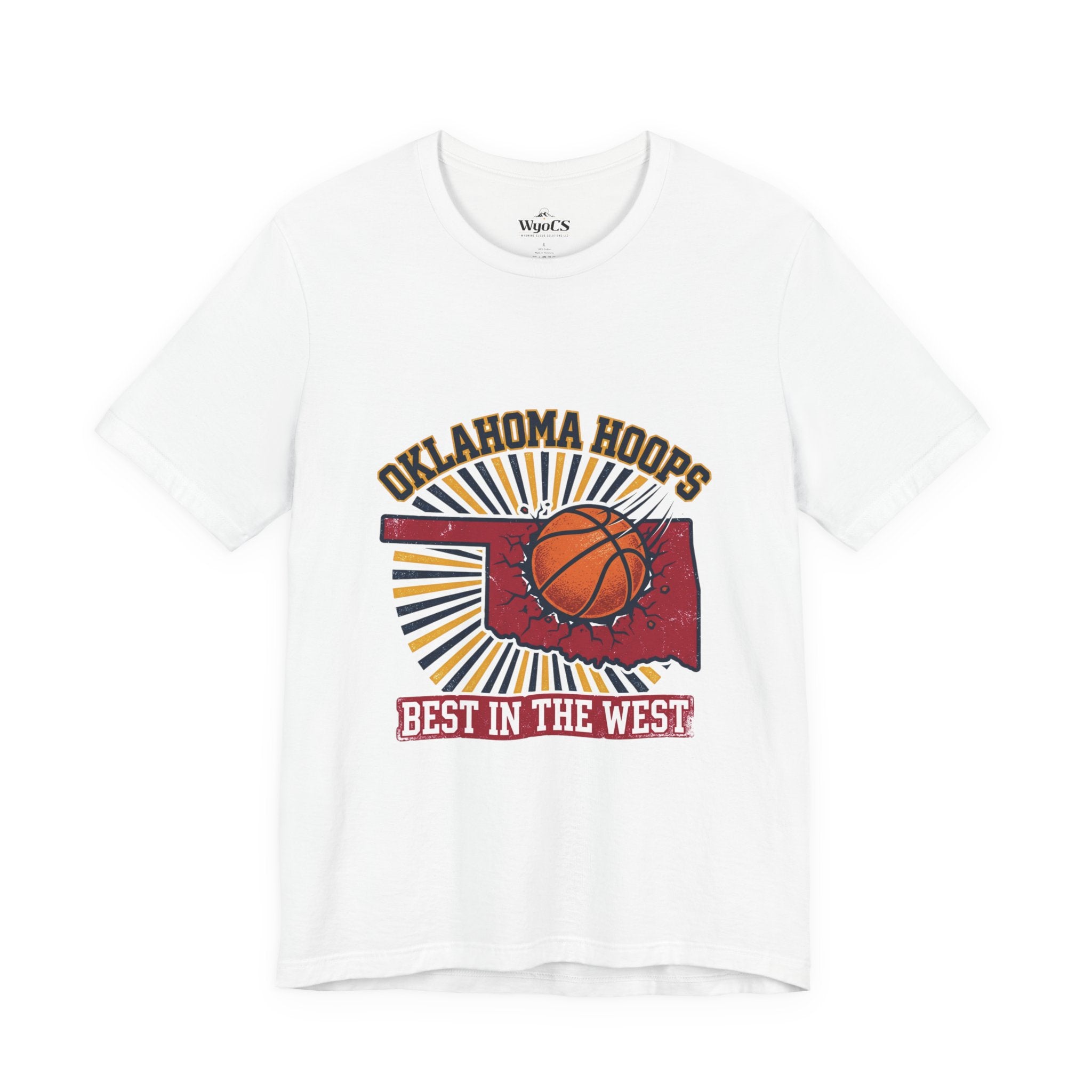 Oklahoma Hoops 'Best in the West' T-Shirt | OKC pride, vintage collegiate hoops