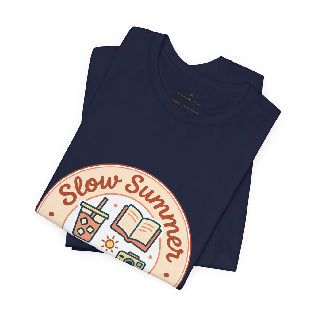 Slow Summer Club T-Shirt | summer aesthetic, pastel coastal vibes