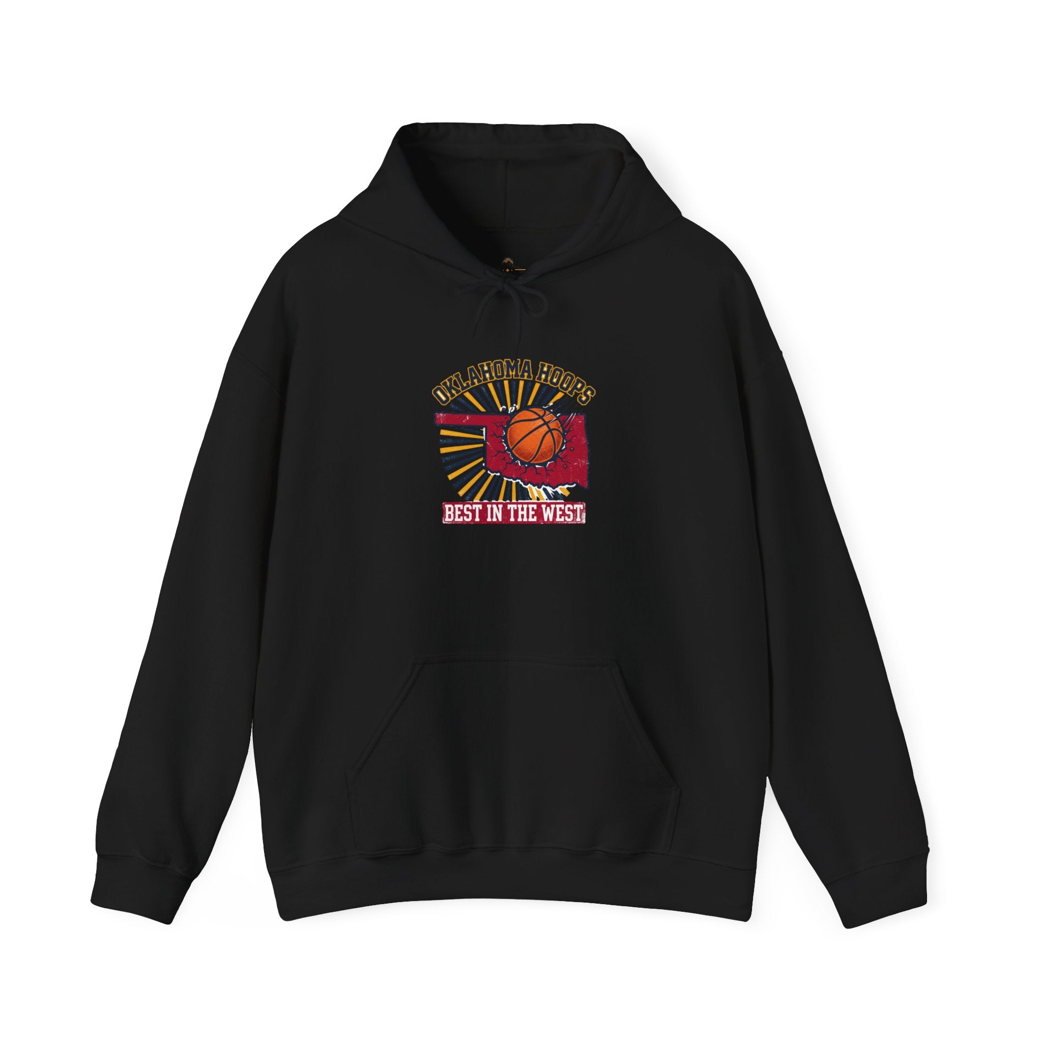 Oklahoma Hoops Hoodie | Oklahoma Basketball, Best in the West, Vintage Distressed