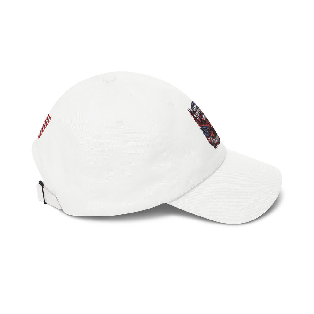 American Veteran Dad Cap - Patriotic Flag Embroidered Baseball Hat