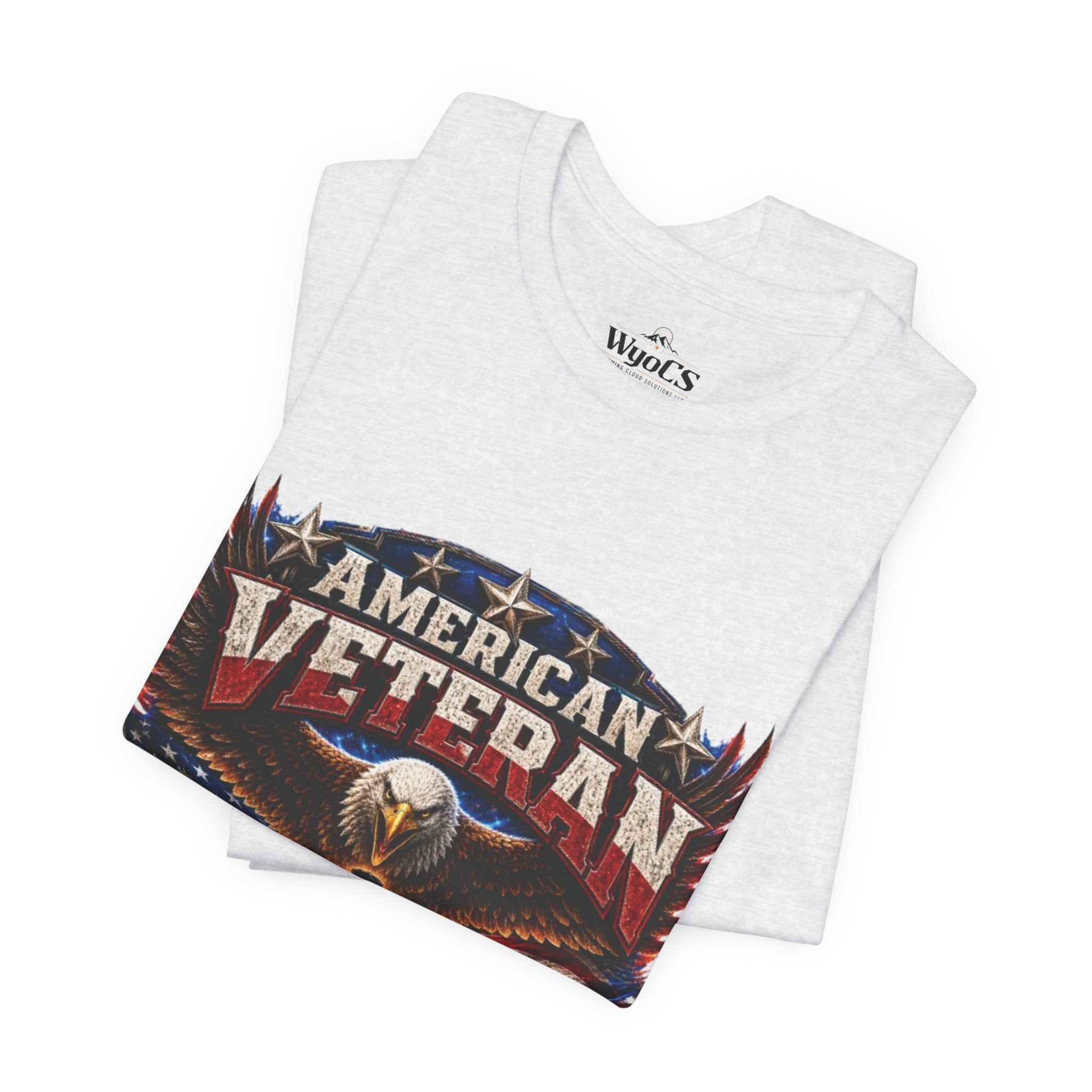 American Veteran T-Shirt - Honor Duty Freedom Patriotic Tee