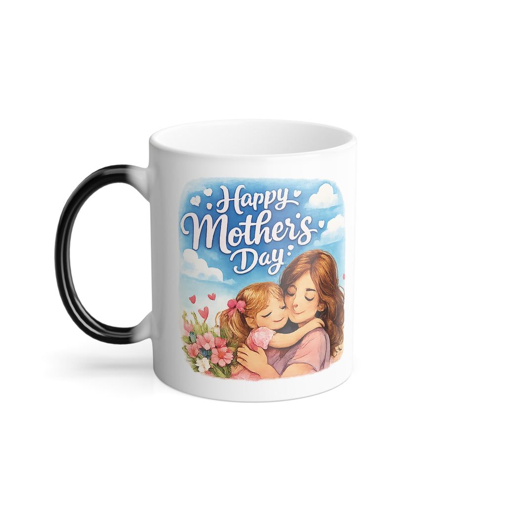 Color-Changing 'I Love You, Mom' Mug - 11oz Heat Reveal Gift