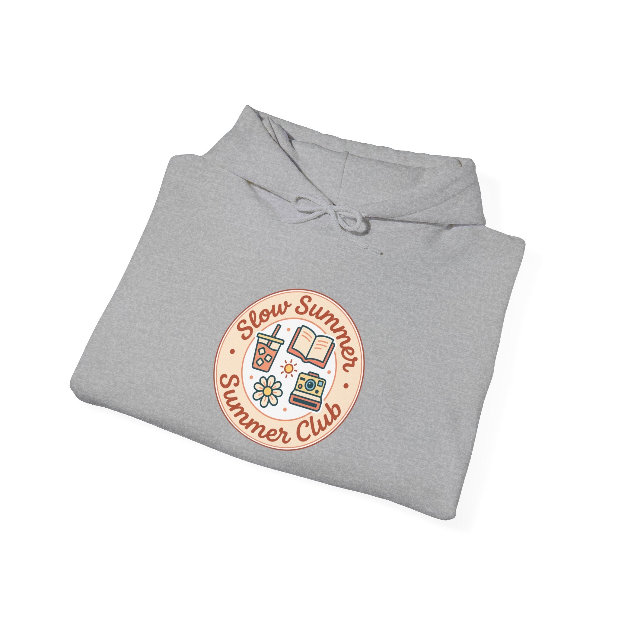 Slow Summer Club Hoodie | summer aesthetic, pastel coastal vibes