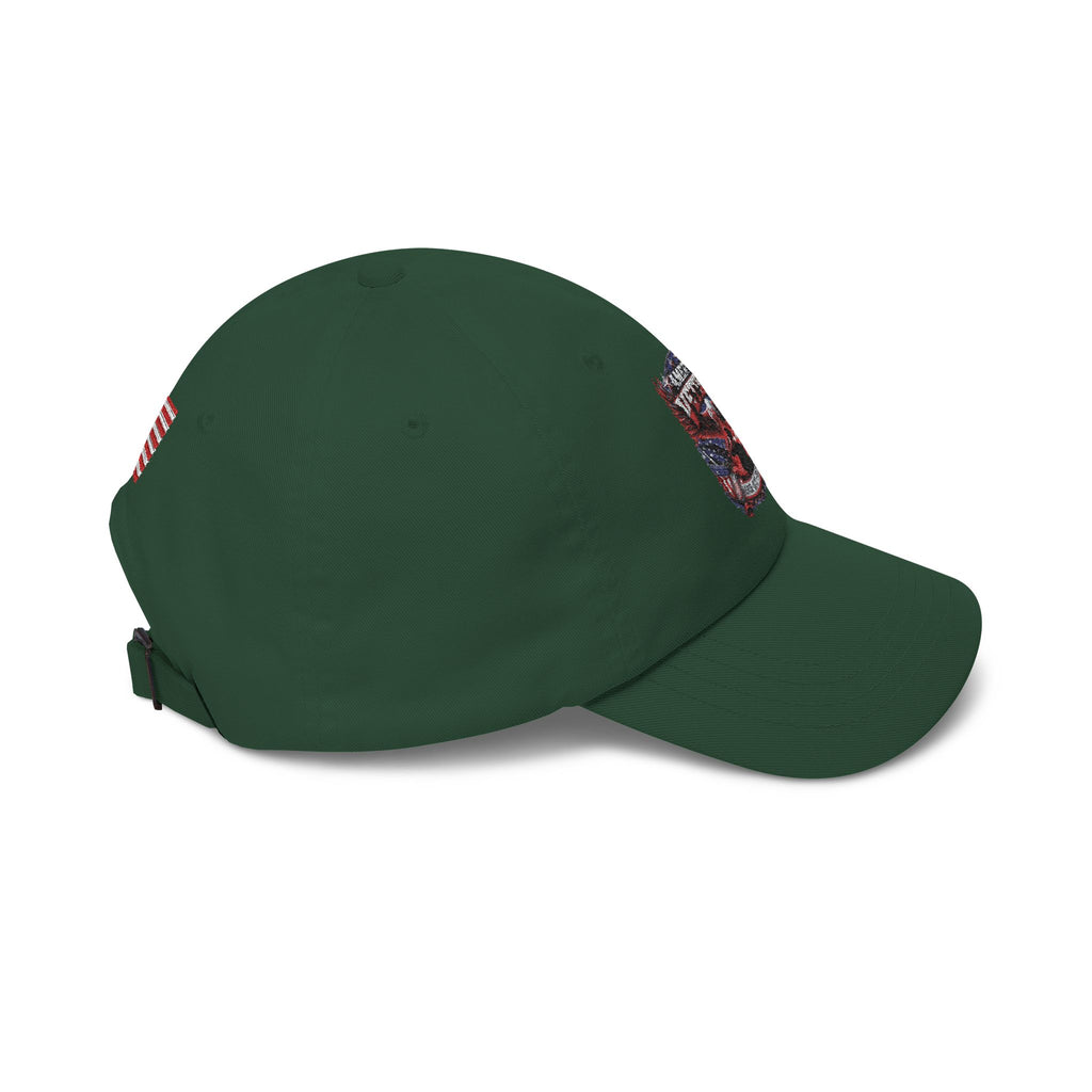 American Veteran Dad Cap - Patriotic Flag Embroidered Baseball Hat