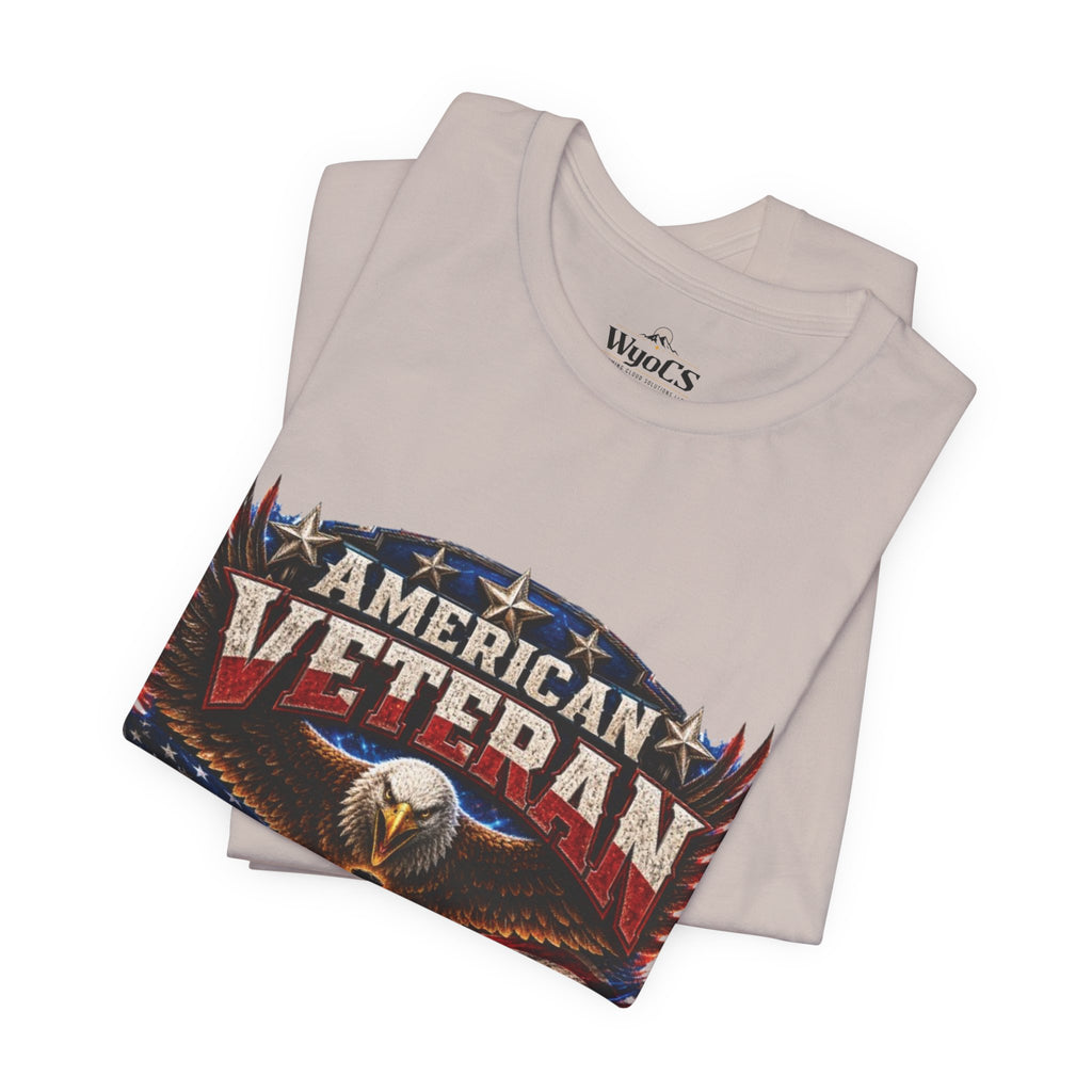 American Veteran T-Shirt - Honor Duty Freedom Patriotic Tee