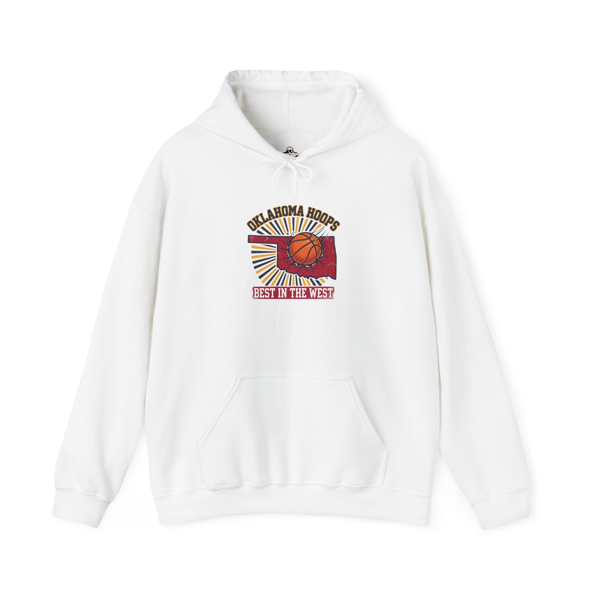Oklahoma Hoops Hoodie | Oklahoma Basketball, Best in the West, Vintage Distressed
