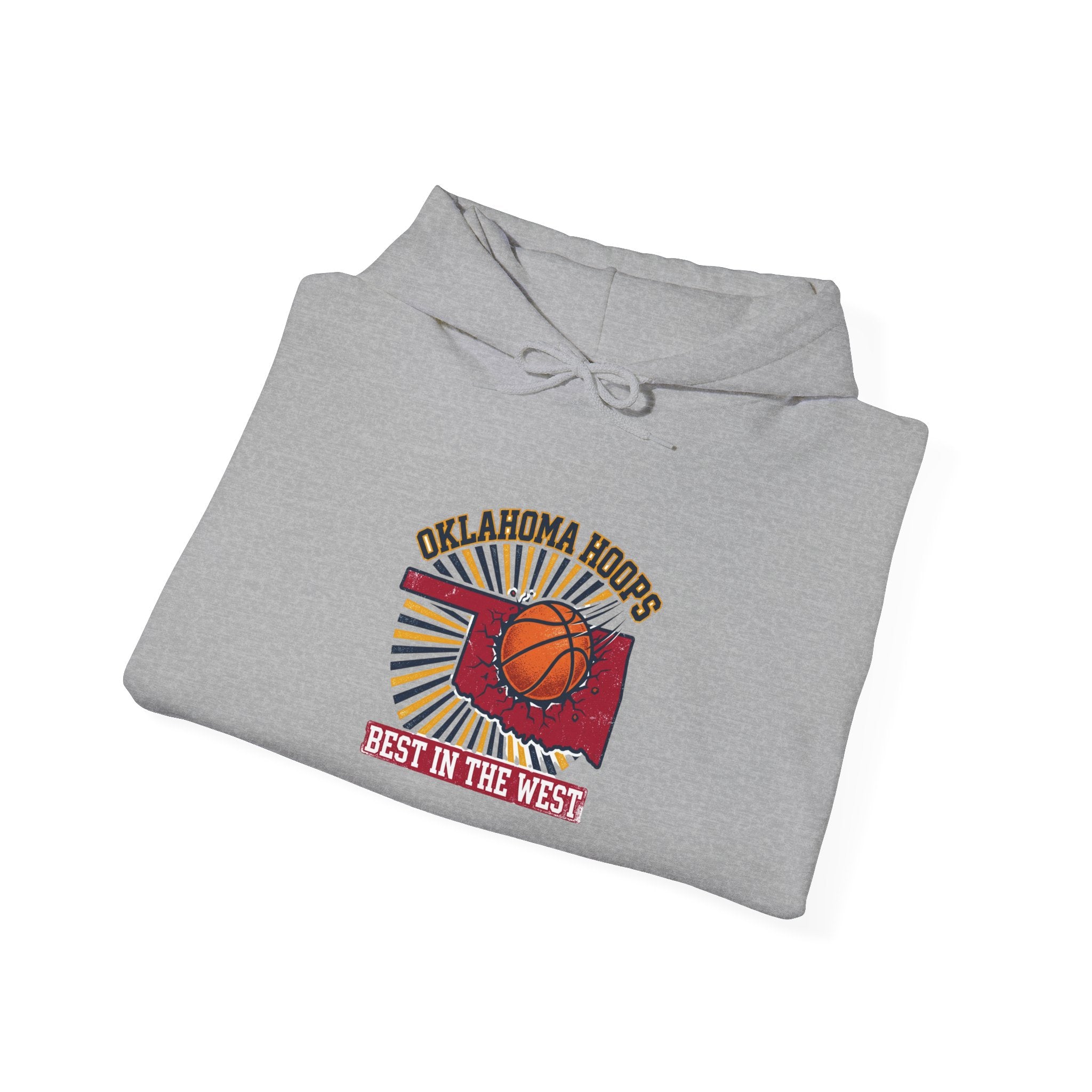 Oklahoma Hoops Hoodie | Oklahoma Basketball, Best in the West, Vintage Distressed