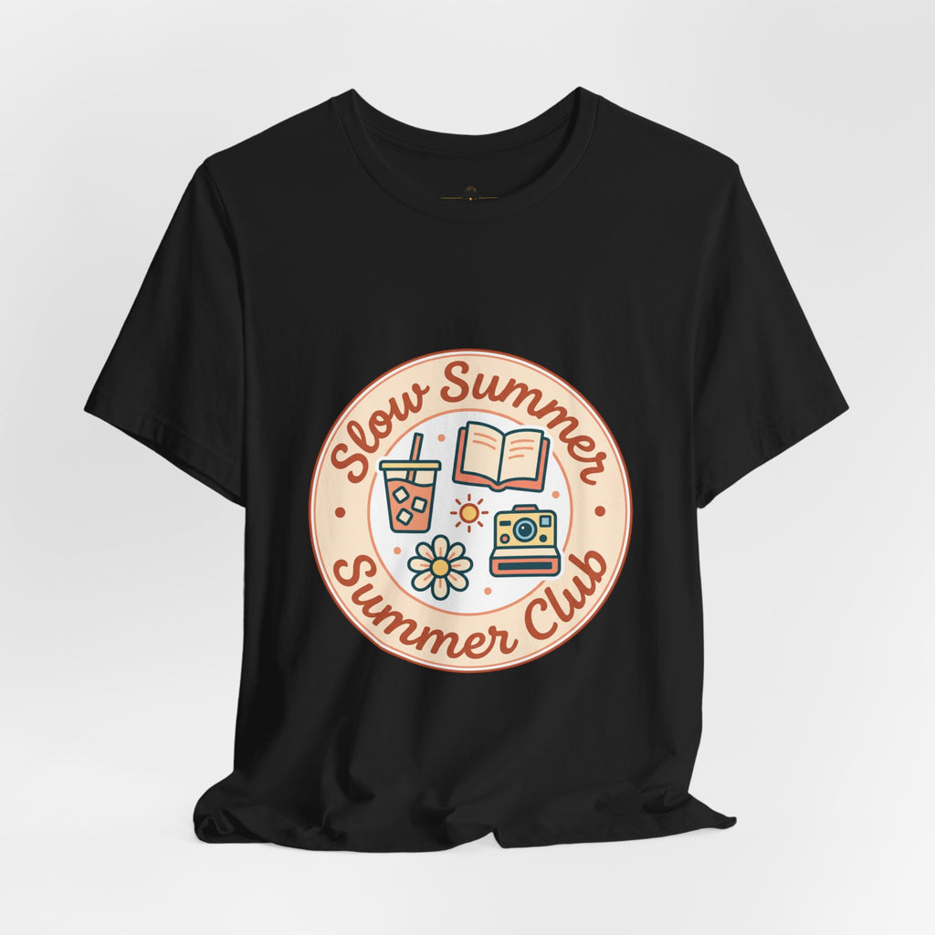 Slow Summer Club T-Shirt | summer aesthetic, pastel coastal vibes