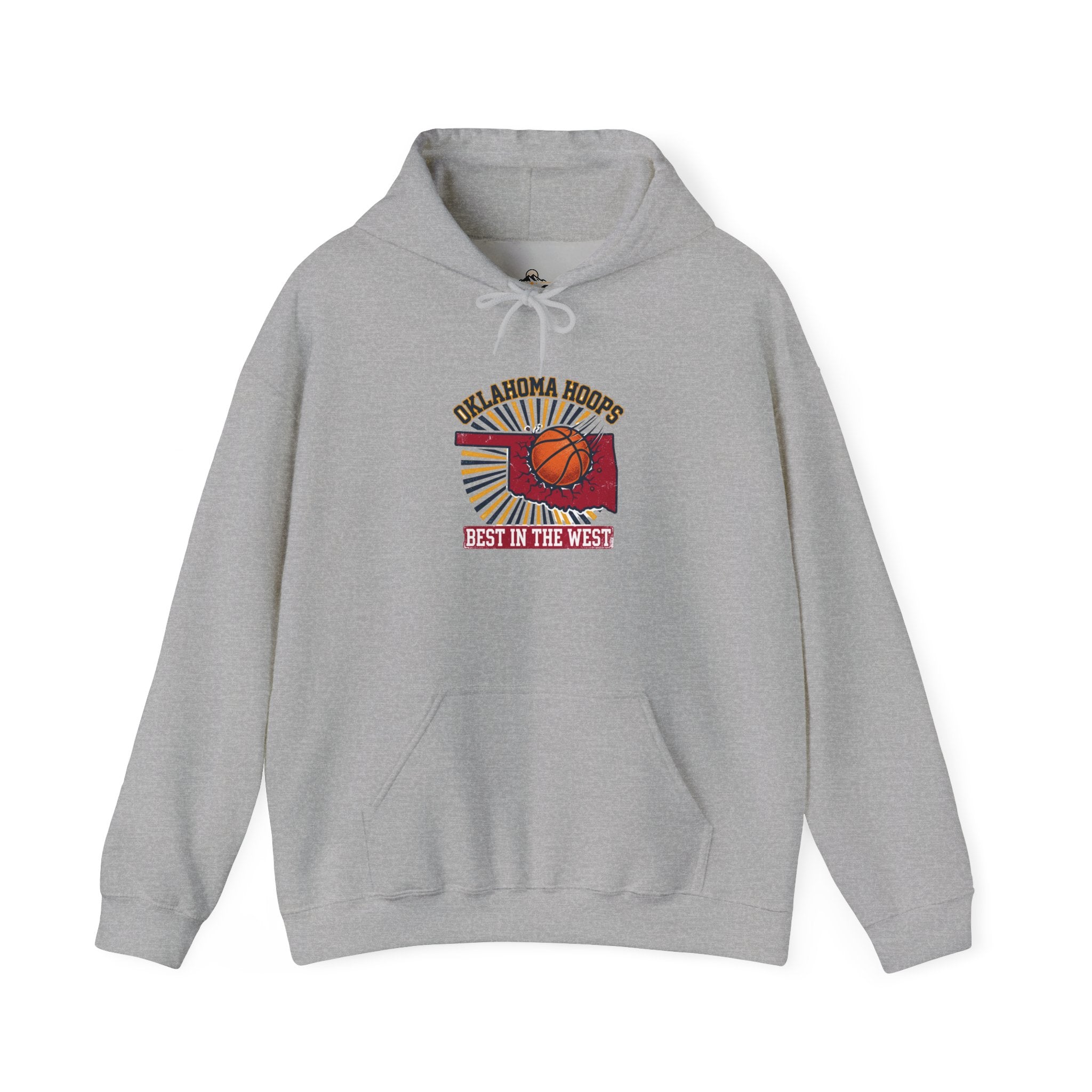 Oklahoma Hoops Hoodie | Oklahoma Basketball, Best in the West, Vintage Distressed