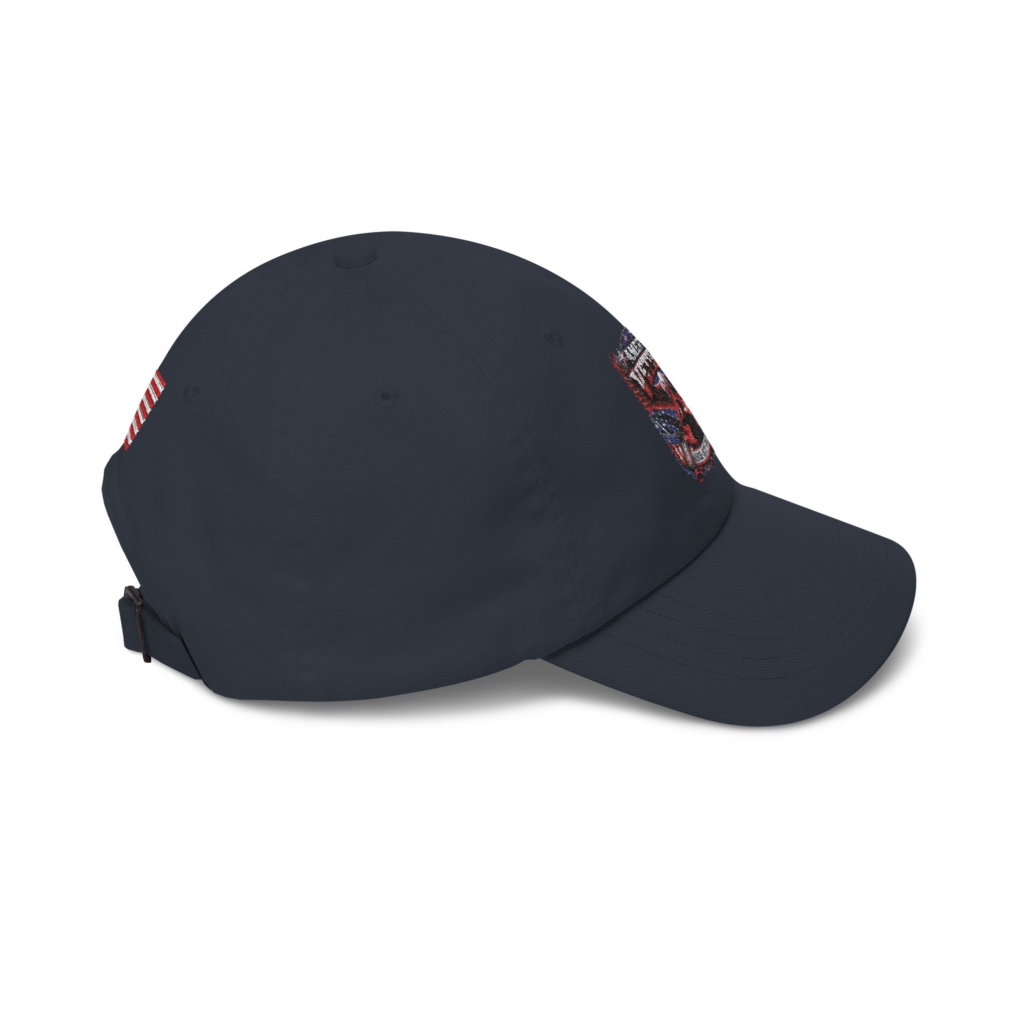 American Veteran Dad Cap - Patriotic Flag Embroidered Baseball Hat